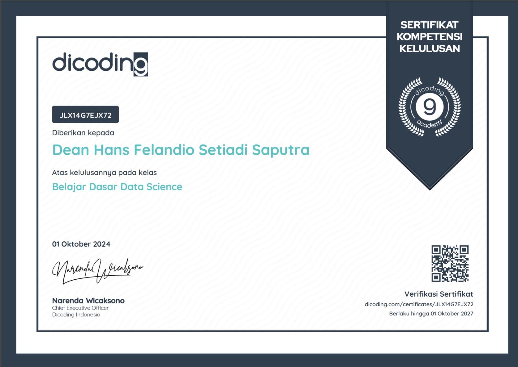 Belajar Data Science